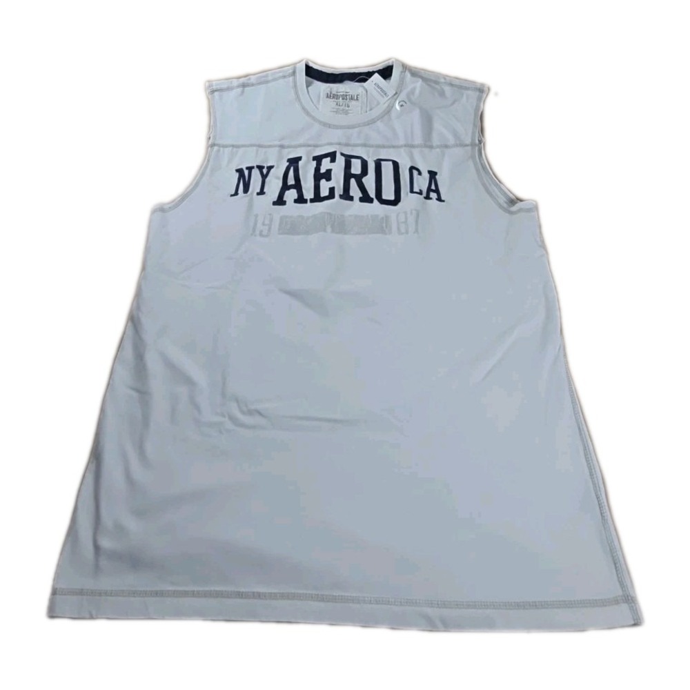AEROPOSTALE T-Shirt‎ S Men AEROPOSTALE Athletics Sleeveless Embroidered Tank Top